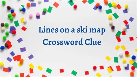 ski runs crossword